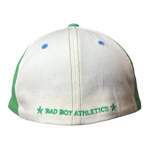 Bad Boy Athletics Dead Stock Fitted Baseball Cap Blue White Green One Size - Picture 4 of 6